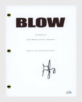 George Jung Signed Autographed Blow Movie Script Drug Smuggler ACOA COA