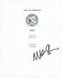 Mike Schurr Signed Autographed PARKS AND RECREATION Canvassing Script COA VD