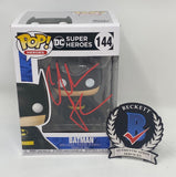 Christian Bale Signed Autographed Batman Funko Pop #144 Dark Knight Beckett COA