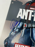 Paul Rudd & Evangeline Lilly Signed Ant-Man Movie Poster 12x18 Autograph BAS COA