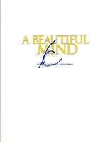 Akiva Goldsman Signed Autographed A BEAUTIFUL MIND Movie Script COA VD