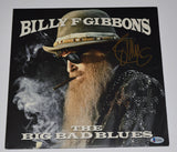 Billy Gibbons Signed Autograph The Big Bad Blues Record Album ZZ TOP Beckett COA