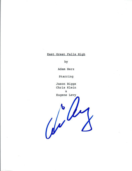 Eugene Levy Signed Autographed AMERICAN PIE Draft 1 Movie Script COA VD