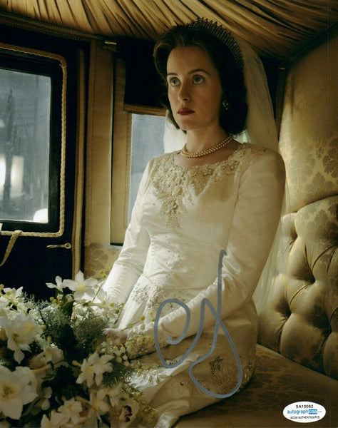 Claire Foy Signed Autographed 8x10 Photo The Crown Actress ACOA COA