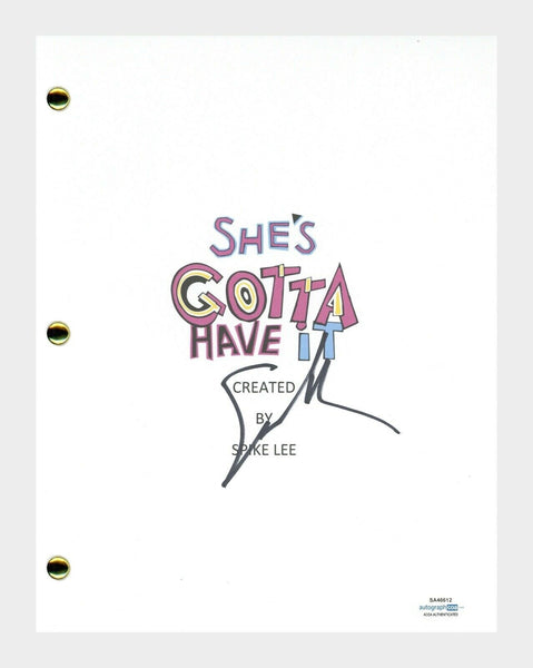 Spike Lee Signed Autograph She's Gotta Have It Movie Script Screenplay ...