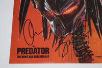 The Predator 2018 Cast Signed 11x14 Photo x4 Olivia Munn Thomas Jane COA