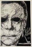 Nick Castle Signed Halloween 2018 11x17 Movie Poster Michael Myers Beckett COA