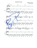 Billy Porter Signed Autographed Kinky Boots Land of Lola Sheet Music Page COA