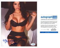 Melissa Ceja Signed Autographed 8x10 Photo Sexy Model ACOA COA