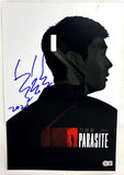 Bong Joon-ho Signed Autographed Parasite Movie Poster 12x18 Director Beckett COA