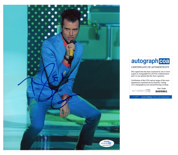 Tyler Glenn Signed Autographed 8x10 Photo Neon Trees Singer ACOA COA AB