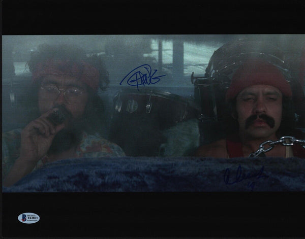 Cheech Marin & Tommy Chong Signed Autograph 11x14 Photo Up In Smoke Beckett COA