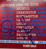 Glenn Hughes Signed Autographed 12x18 Tour Poster Photo Deep Purple Beckett COA