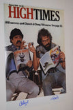 Cheech Marin Tommy Chong Signed Autograph 12x18 Poster Photo HIGH TIMES BAS COA