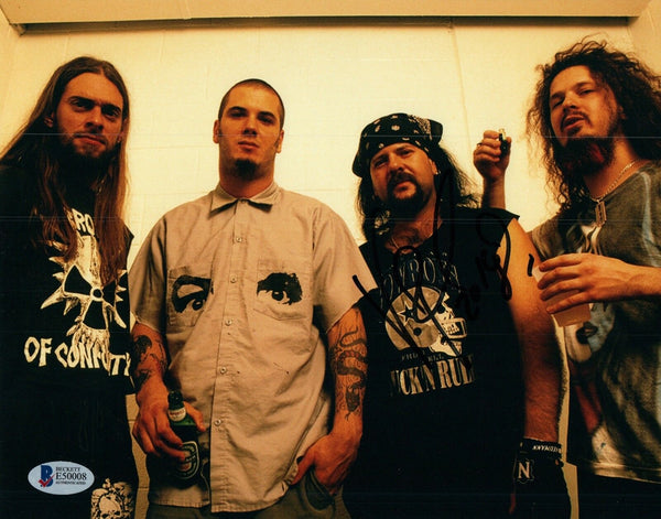 Vinnie Paul Signed Autograph 8x10 Photo PANTERA & HELLYEAH Drummer Beckett COA