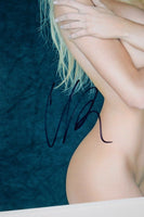 Charlotte McKinney Signed Autographed 11x14 Photo Sexy Hot Topless Model COA AB