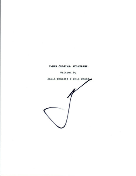 Hugh Jackman Signed Autographed X-MEN ORIGINS WOLVERINE Movie Script COA VD