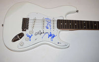 THE BEACH BOYS Signed Guitar Brian Wilson Love Marks Johnston Jardine BAS COA
