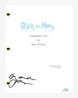 Maurice LaMarche Signed Autographed Rick and Morty Lawnmower Dog Script ACOA COA