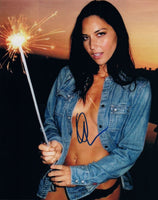 Olivia Munn Signed Autographed 8x10 Photo Hot Sexy X-Men Topless Pose COA VD