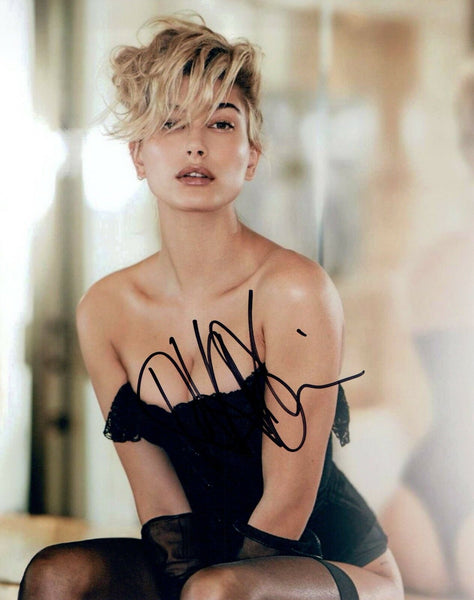 Hailey Baldwin Signed Autograph 8x10 Photo Hot Sexy Model Justin Bieber COA