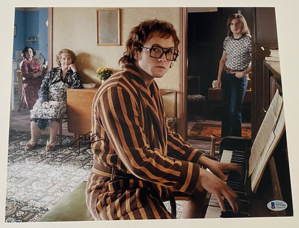 Taron Egerton Signed Autographed 11x14 Photo ROCKETMAN Elton John Beckett COA
