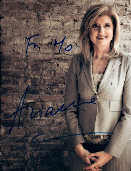 Arianna Huffington Signed Autographed 8x10 Photo The Huffington Post COA VD