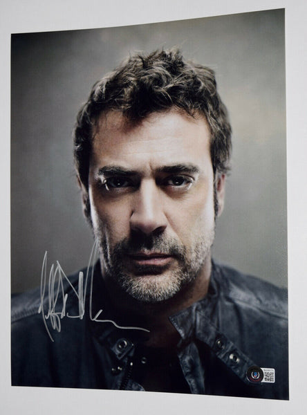 Jeffrey Dean Morgan Signed Autographed 11x14 Photo Supernatural Beckett BAS COA