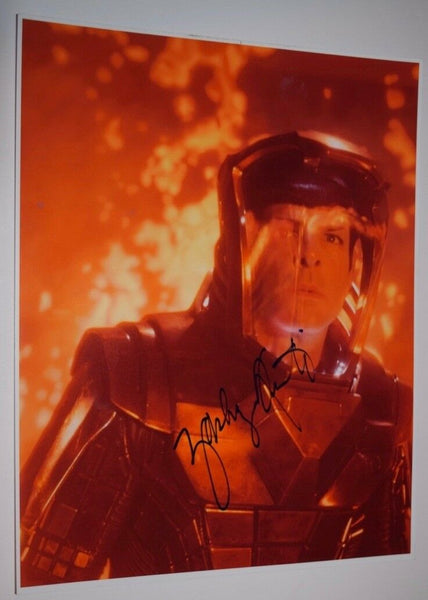 Zachary Quinto Signed Autographed 11x14 Photo STAR TREK COA VD