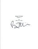 Beau Willimon Signed Autographed HOUSE OF CARDS Pilot Episode Script COA VD