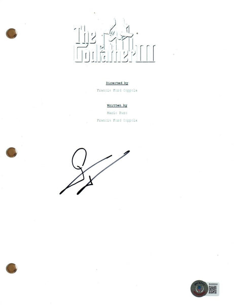 George Hamilton Signed Autograph The Godfather Part III 3 Movie Script BAS COA