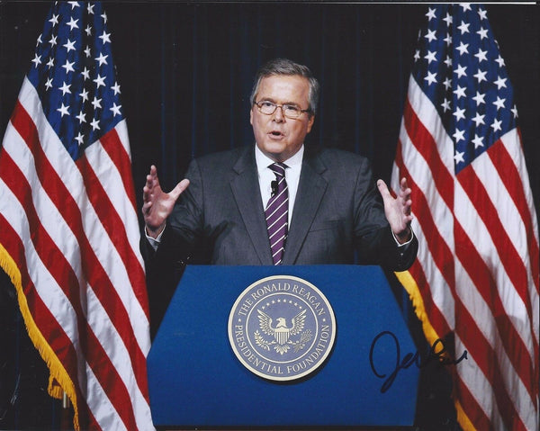 Jeb Bush Signed Autographed 8x10 Photo Florida Gov 2016 President Exact Proof F