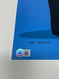 Joe Mantegna Signed The Simpsons 12x18 Poster Photo Fat Tony Beckett BAS COA