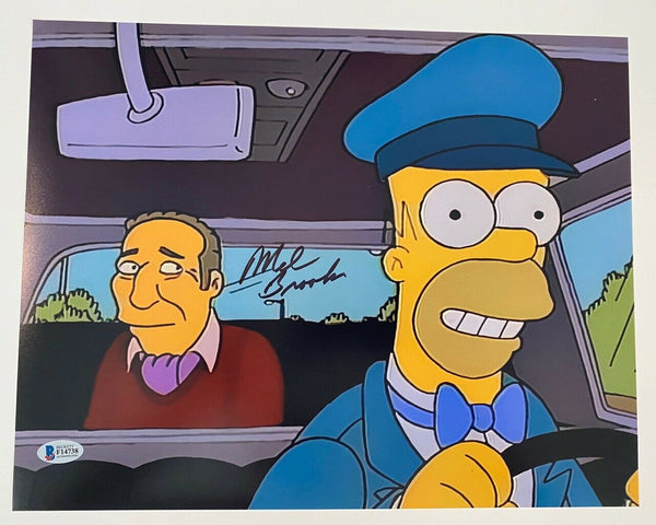Mel Brooks Signed Autographed 11x14 Photo THE SIMPSONS BAS Beckett COA