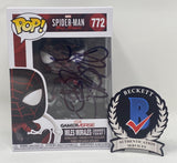Phil Lord Signed Miles Morales Funko Pop Spider-Man Spider-Verse Writer BAS COA