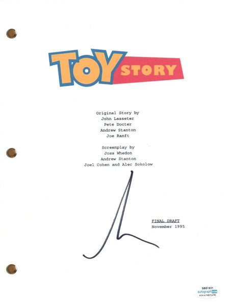 Tim Allen Signed Autograph Toy Story Movie Script Screenplay Buzz Lightyear ACOA