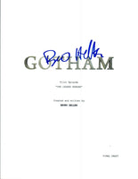 Bruno Heller Signed Autographed GOTHAM Pilot Episode Script COA VD