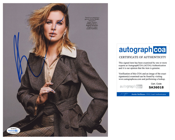 Ireland Baldwin Signed Autographed 8x10 Photo Sexy Model ACOA COA