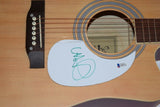 Chris Martin Signed Autograph Full Size Acoustic Guitar COLDPLAY Beckett BAS COA