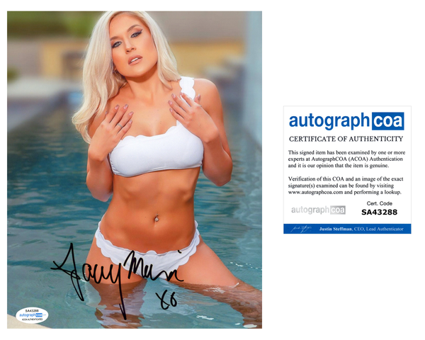 Miss Jacey Marie Signed Autographed 8x10 Photo Sexy Model ACOA COA
