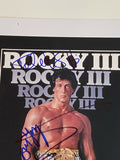 ROCKY III 3 Cast Signed 11x17 Poster Sylvester Stallone Shire Young Beckett COA