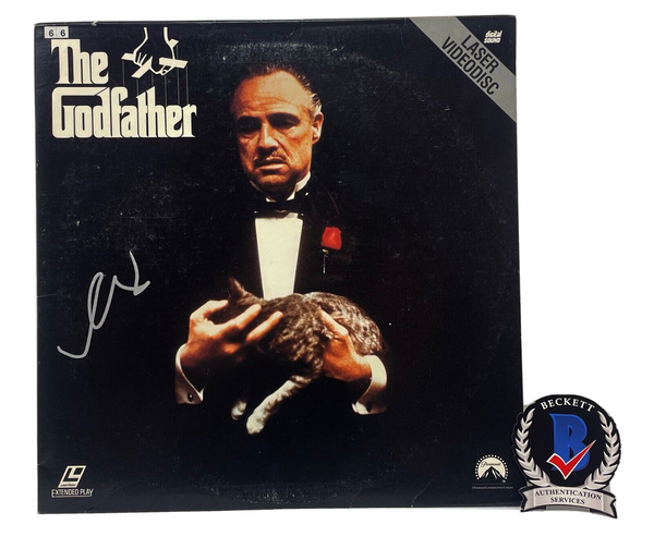 Al Pacino Signed Autographed The Godfather Movie Laserdisc Cover Beckett COA