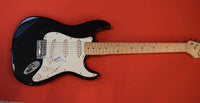 Ray Davies The Kinks Signed Autographed Black Electric Guitar B