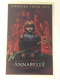 Annabelle Comes Home Cast Signed 11X17 Photo Gary Dauberman Patrick Wilson 1 COA