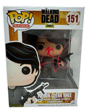 Steven Yeun Signed Funko Pop The Walking Dead Prison Glenn Rhee Autograph BAS