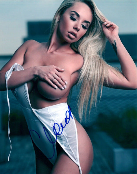 Claudia Fijal Stevens Signed Autographed 8x10 Photo Hot Sexy Model COA