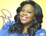 Amber Riley Signed Autograph 8x10 Photo Glee Actress Mercedes Jones ACOA COA