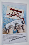 Cheech Marin & Tommy Chong Signed 12x18 Poster Up In Smoke Beckett BAS COA