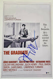 Dustin Hoffman Signed Autograph 11x17 Movie Poster THE GRADUATE Beckett BAS COA