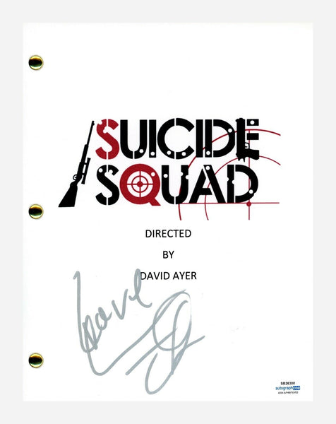 Common Signed Autographed Suicide Squad Movie Script Full Screenplay ACOA COA